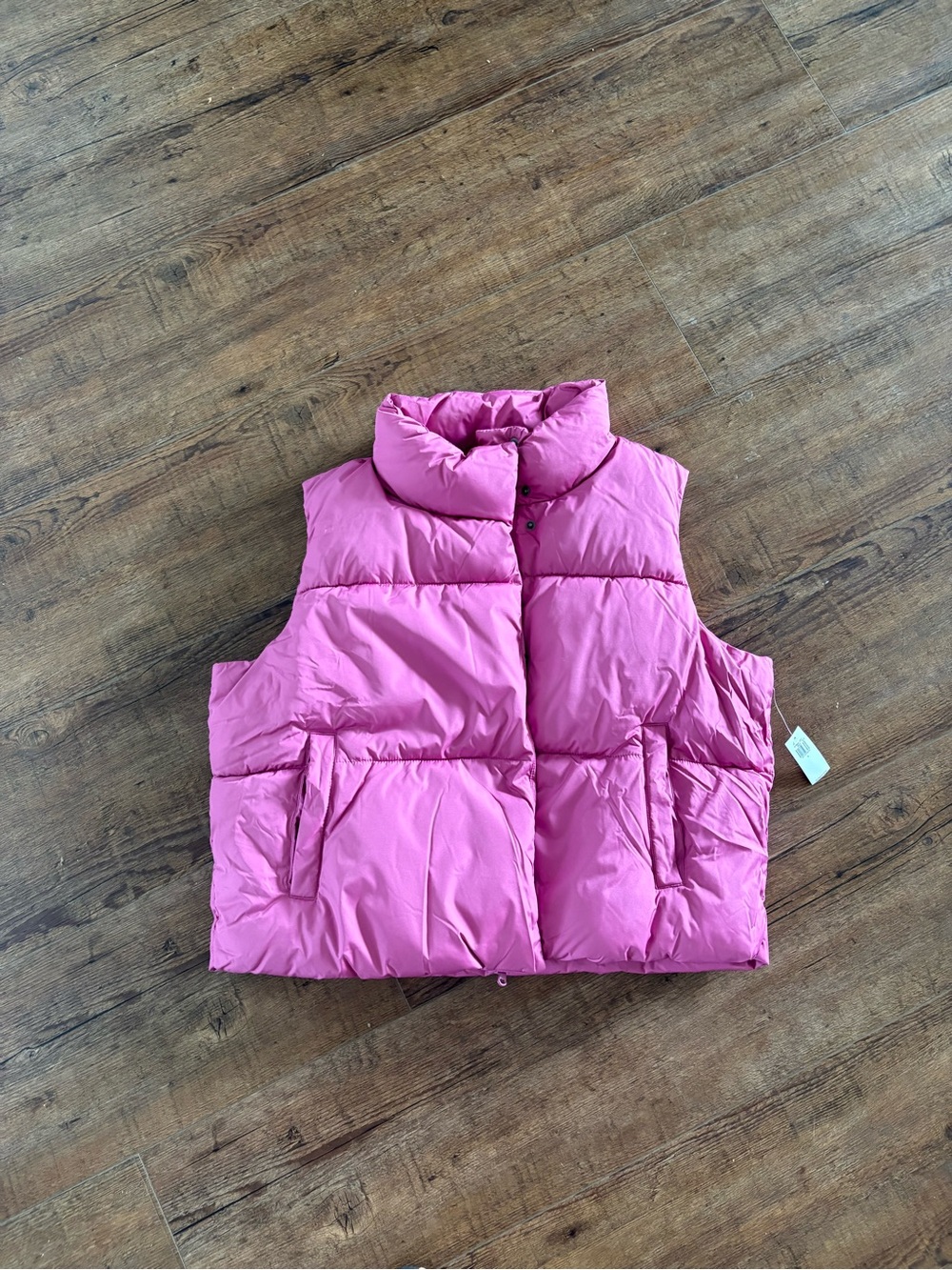 Old Navy Bright Pink Puffer Vest